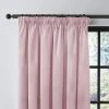 Dunelm Recycled Velour Blush Pencil Pleat Curtains 2 Dunelm Recycled Velour Blush Pencil Pleat Curtains -Dunelm Shop 30743354