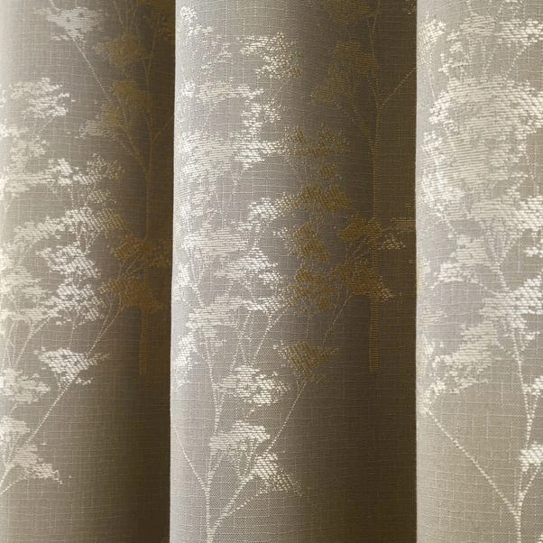 Curtina Elmwood Stone Eyelet Curtains 5 Curtina Elmwood Stone Eyelet Curtains - Image 3
