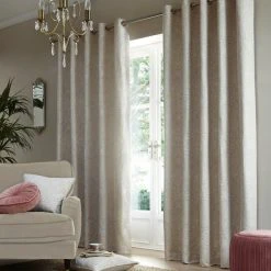 Dunelm Boho Patchwork Sandstone Eyelet Curtains 9 Dunelm Boho Patchwork Sandstone Eyelet Curtains -Dunelm Shop 30751748 alt01