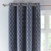 Dunelm Connor Tree Folkestone Blue Eyelet Curtains 2 Dunelm Connor Tree Folkestone Blue Eyelet Curtains -Dunelm Shop 30751784