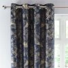 Dunelm Crane Navy Eyelet Curtains 1 Dunelm Crane Navy Eyelet Curtains -Dunelm Shop 30751803