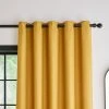 Dunelm Bondi Old Gold Eyelet Curtains 1 Dunelm Bondi Old Gold Eyelet Curtains -Dunelm Shop 30754004