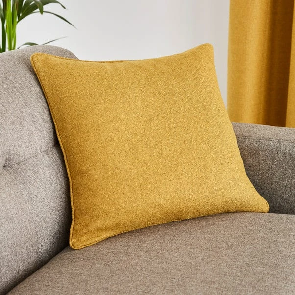 Dunelm Bondi Old Gold Eyelet Curtains 8 Dunelm Bondi Old Gold Eyelet Curtains - Image 6