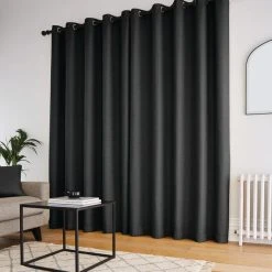 Dunelm Bondi Black Eyelet Curtains -Dunelm Shop 30754033 alt04