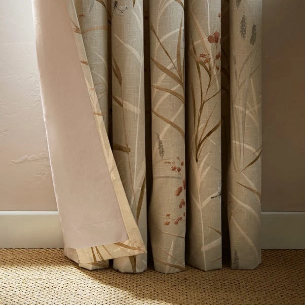 Natural History Museum Riverside Grasses Natural Eyelet Curtains 7 Natural History Museum Riverside Grasses Natural Eyelet Curtains - Image 5