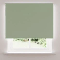 Dunelm Plain Lily Pad Blackout Roller Blind -Dunelm Shop 30754289 alt02