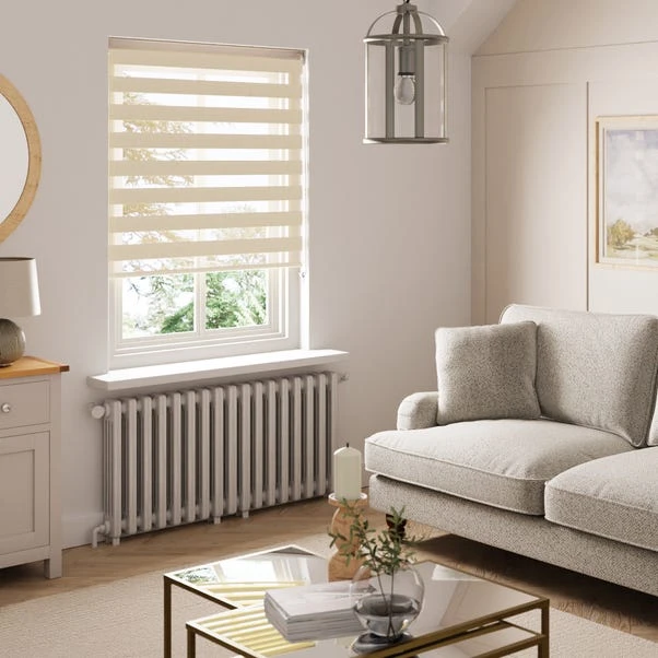 Dunelm Day And Night White Sand Roller Blind 4 Dunelm Day And Night White Sand Roller Blind - Image 2