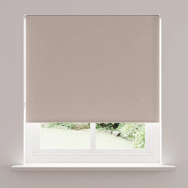 Dunelm Luna Pebble Blackout Roller Blind 3 Dunelm Luna Pebble Blackout Roller Blind
