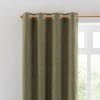 Dunelm Luna Brushed Olive Blackout Eyelet Curtains 1 Dunelm Luna Brushed Olive Blackout Eyelet Curtains -Dunelm Shop 30754486