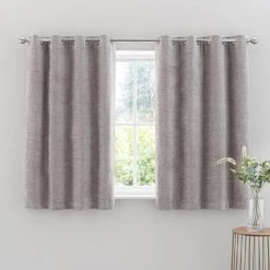 Luxury Collection Clayton Chenille Chateau Grey Eyelet Curtains 12 Luxury Collection Clayton Chenille Chateau Grey Eyelet Curtains -Dunelm Shop 30754544 alt05