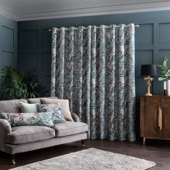 Luxury Collection Jungle Luxe Natural Eyelet Curtains 11 Luxury Collection Jungle Luxe Natural Eyelet Curtains -Dunelm Shop 30754621 alt04