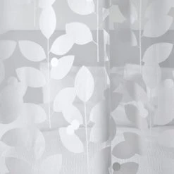 Dunelm Elements Modern Leaf Burn Out Multicoloured Slot Top Voile Panel 9 Dunelm Elements Modern Leaf Burn Out Multicoloured Slot Top Voile Panel -Dunelm Shop 30754760 alt02