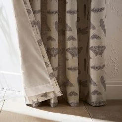 Natural History Museum Nature's Study Natural Pencil Pleat Curtains 12 Natural History Museum Nature's Study Natural Pencil Pleat Curtains -Dunelm Shop 30754794 alt06