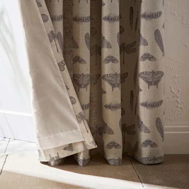 Natural History Museum Nature's Study Natural Pencil Pleat Curtains 7 Natural History Museum Nature's Study Natural Pencil Pleat Curtains - Image 5