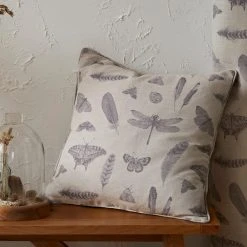 Natural History Museum Nature's Study Natural Pencil Pleat Curtains 13 Natural History Museum Nature's Study Natural Pencil Pleat Curtains -Dunelm Shop 30754794 alt07