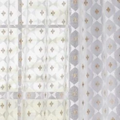 Dunelm Embroidered Aztec Slot Top Voile 9 Dunelm Embroidered Aztec Slot Top Voile -Dunelm Shop 30754849 alt02