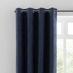 Dunelm Zodiac Navy Eyelet Blackout Curtains
