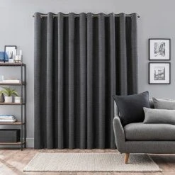 Dunelm Zodiac Charcoal Blackout Eyelet Curtains 11 Dunelm Zodiac Charcoal Blackout Eyelet Curtains -Dunelm Shop 30755061 alt04