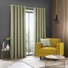 Elements Kansas Stripe Chartreuse Eyelet Curtains 1 Elements Kansas Stripe Chartreuse Eyelet Curtains -Dunelm Shop 30755100