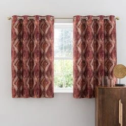 Dunelm Santa Rosa Red Eyelet Curtains 12 Dunelm Santa Rosa Red Eyelet Curtains -Dunelm Shop 30755110 alt05