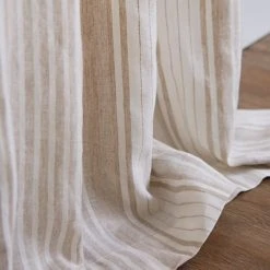 Churchgate Linen Stripe Hidden Tab Top Voile 8 Churchgate Linen Stripe Hidden Tab Top Voile -Dunelm Shop 30755178 alt02