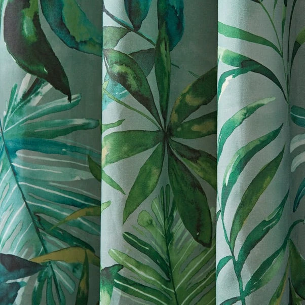 Dunelm Eden Green Eyelet Curtains 5 Dunelm Eden Green Eyelet Curtains - Image 3