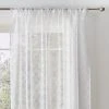 Dunelm Pretty Boho Tile Burnout Slot Top Voile 2 Dunelm Pretty Boho Tile Burnout Slot Top Voile -Dunelm Shop 30755403