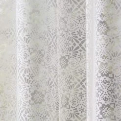 Dunelm Pretty Boho Tile Burnout Slot Top Voile 8 Dunelm Pretty Boho Tile Burnout Slot Top Voile -Dunelm Shop 30755403 alt02