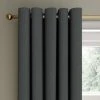 Dunelm Berlin Charcoal Thermal Blackout Eyelet Curtains 2 Dunelm Berlin Charcoal Thermal Blackout Eyelet Curtains -Dunelm Shop 30756007