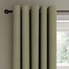 Dunelm Berlin Olive Thermal Blackout Eyelet Curtains 1 Dunelm Berlin Olive Thermal Blackout Eyelet Curtains -Dunelm Shop 30756031