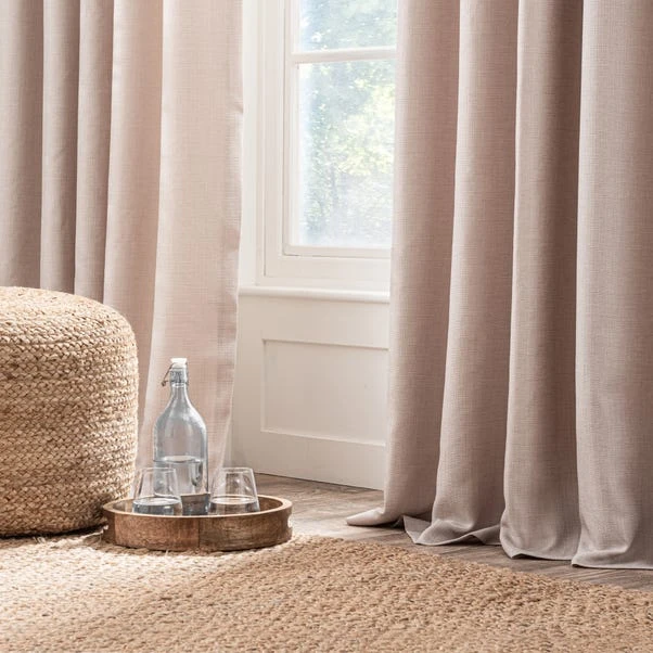 Dunelm Paris Recycled Natural Eyelet Curtains 6 Dunelm Paris Recycled Natural Eyelet Curtains - Image 4