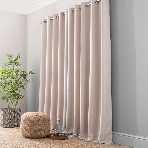 Dunelm Paris Recycled Natural Eyelet Curtains 7 Dunelm Paris Recycled Natural Eyelet Curtains - Image 5