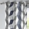 Fusion Magna Navy Eyelet Curtains 1 Fusion Magna Navy Eyelet Curtains -Dunelm Shop 30756691