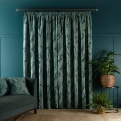 Dunelm Malawi Green Pencil Pleat Curtains 12 Dunelm Malawi Green Pencil Pleat Curtains -Dunelm Shop 30757493 alt04