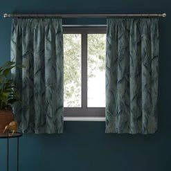 Dunelm Malawi Green Pencil Pleat Curtains 13 Dunelm Malawi Green Pencil Pleat Curtains -Dunelm Shop 30757493 alt05