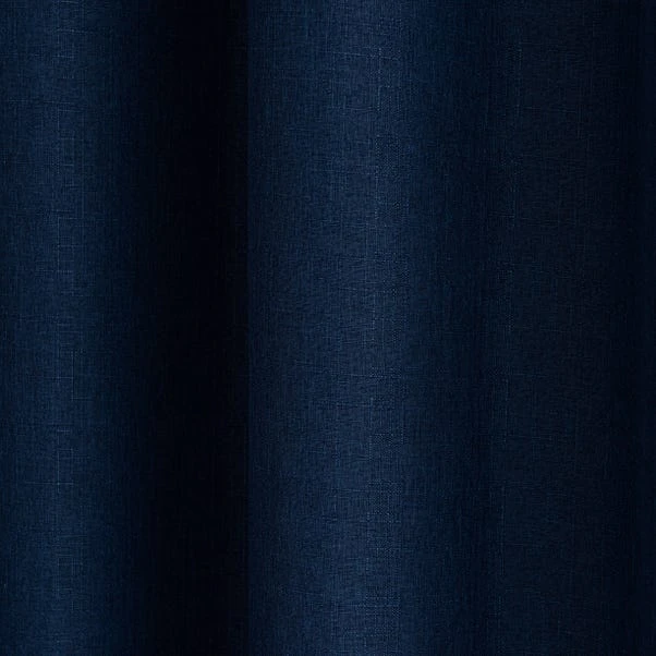 Dunelm Montreal Thermal Blackout Ultra Navy Eyelet Curtains 5 Dunelm Montreal Thermal Blackout Ultra Navy Eyelet Curtains - Image 3
