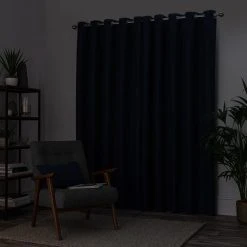 Dunelm Montreal Thermal Blackout Ultra Navy Eyelet Curtains 11 Dunelm Montreal Thermal Blackout Ultra Navy Eyelet Curtains -Dunelm Shop 30758218 alt03