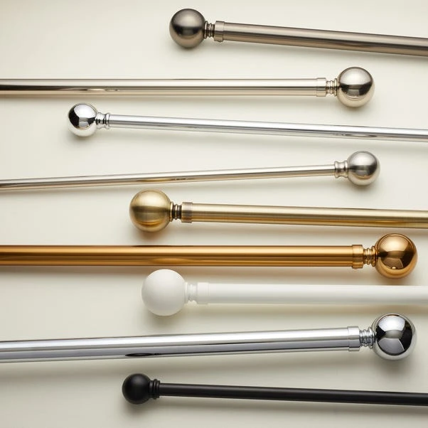 Dunelm Ashton Metal Extendable Eyelet Curtain Pole 6 Dunelm Ashton Metal Extendable Eyelet Curtain Pole - Image 4