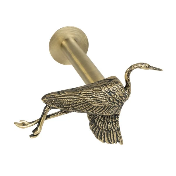 Dunelm Mix And Match Antique Brass Crane Curtain Single Holdback 4 Dunelm Mix And Match Antique Brass Crane Curtain Single Holdback - Image 2