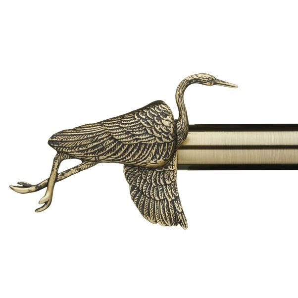 Dunelm Mix And Match Crane 25/28mm Antique Brass Finials Pair 3 Dunelm Mix And Match Crane 25/28mm Antique Brass Finials Pair