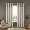 Catherine Lansfield Melville Woven Texture Natural Eyelet Curtains 2 Catherine Lansfield Melville Woven Texture Natural Eyelet Curtains -Dunelm Shop 30758526