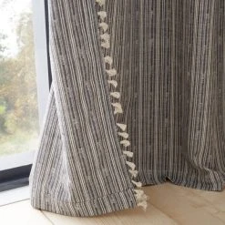 Pineapple Elephant Adana Woven Black And White Eyelet Curtains 12 Pineapple Elephant Adana Woven Black And White Eyelet Curtains -Dunelm Shop 30758566 alt06