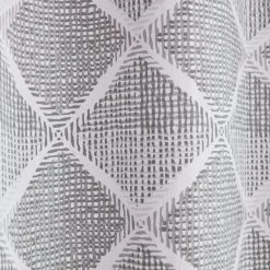 Catherine Lansfield Geo Textured Diamond Grey Eyelet Curtains 9 Catherine Lansfield Geo Textured Diamond Grey Eyelet Curtains -Dunelm Shop 30758599 alt02