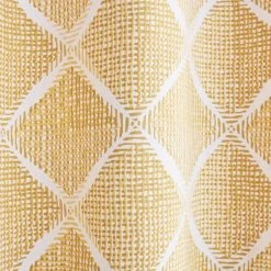 Catherine Lansfield Geo Textured Diamond Ochre Eyelet Curtains 9 Catherine Lansfield Geo Textured Diamond Ochre Eyelet Curtains -Dunelm Shop 30758604 alt02