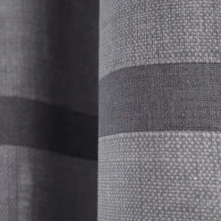 Catherine Lansfield Melville Woven Texture Grey Eyelet Curtains 8 Catherine Lansfield Melville Woven Texture Grey Eyelet Curtains -Dunelm Shop 30758630 alt02