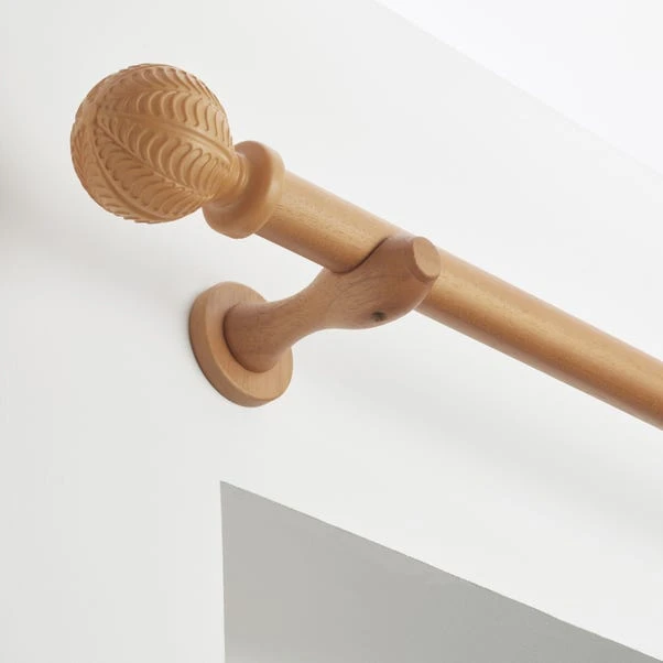 Dunelm Pretty Boho 28mm Fixed Wooden Curtain Pole 3 Dunelm Pretty Boho 28mm Fixed Wooden Curtain Pole