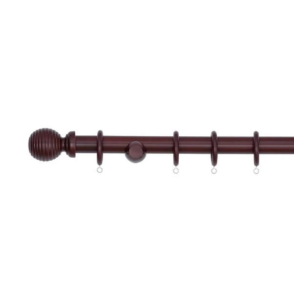 Dunelm Arden Wooden Curtain Pole 4 Dunelm Arden Wooden Curtain Pole - Image 2