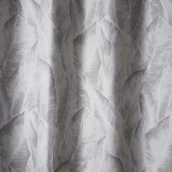 Dunelm Malawi Silver Eyelet Curtains 5 Dunelm Malawi Silver Eyelet Curtains - Image 3