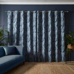Dunelm Malawi Navy Eyelet Curtains 12 Dunelm Malawi Navy Eyelet Curtains -Dunelm Shop 30760440 alt04