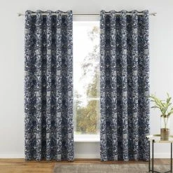 Dunelm Hardwick Blue Blackout Eyelet Curtains 8 Dunelm Hardwick Blue Blackout Eyelet Curtains -Dunelm Shop 30764724 alt01